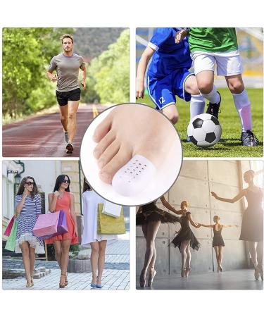 Buy Large Silicone Toe Caps - 12 Pieces | Breathable Toe Protection for Pain Relief from Corns Blisters & Ingrown Toenails - Buy Online on GoSupps.com
