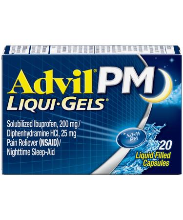 Advil PM Liqui-Gels 20 Count (Pack of 1)