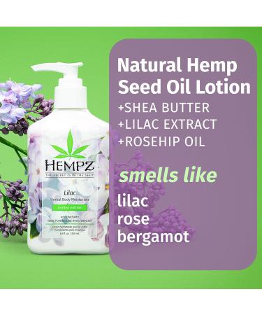 Hempz NEW Limited Edition Lilac Lotion Hydrating Body Moisturizer for Body Hands and Feet 8.5 oz. - Buy Online on GoSupps.com