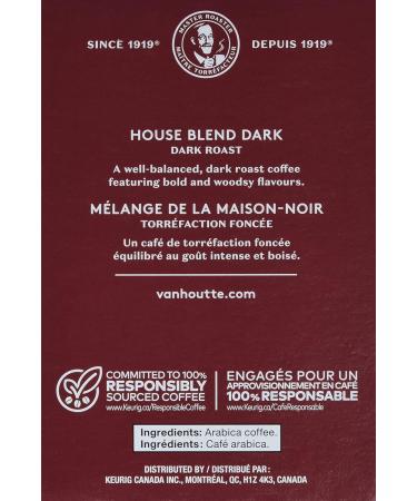 Van Houtte House Blend Dark K-Cup Coffee Pods 24 Count For Keurig Coffee Makers House Blend Dark 1 Count ( Pack of 24 ) - Buy Online on GoSupps.com