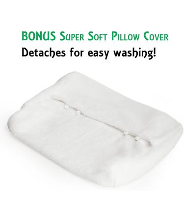 IndulgeMe Super Soft Non Slip Bath Pillow - Extra Large Suction Cups - Quick Drying Mesh - Neck and Back Support - Bonus Travel Case - Removable Cover - Buy Online on GoSupps.com