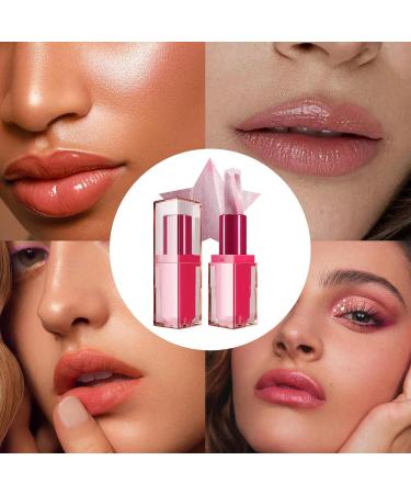Glitter lipstick red glitter lipstick - Moisturizing lip balm shimmering lip balm | Moisturizing lip balm with glitter lipstick waterproof cosmetics lipstick - Buy Online on GoSupps.com