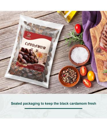 Soeos Chinese Cardamom Seeds 1lb - Premium Amomum Tsaoko Caoguo - Buy Online on GoSupps.com