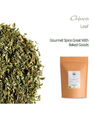 Organic Freeze Dried Chives 100g - Gourmet Quality Culinary Spice and Seasoning - Buy Online on GoSupps.com