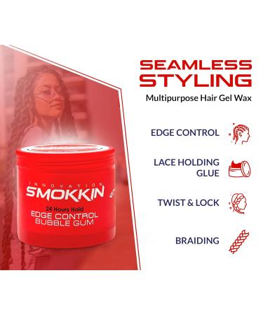 Smokkin 4-in-1 Professional Hair Wax for 4C Braids Edges Twists & Locs - Ultimate Styling Solution - Buy Online on GoSupps.com