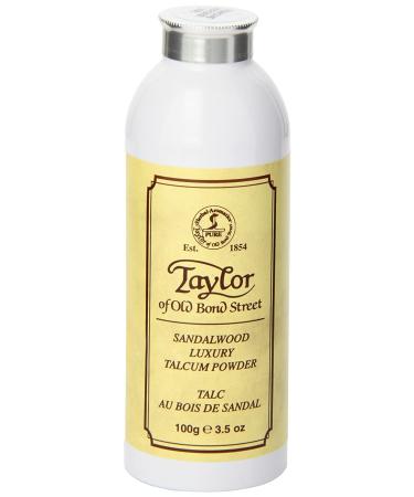 Taylor of Old Bond Street Sandalwood Talcum Powder 100g - Luxurious Body Powder - Buy Online on GoSupps.com