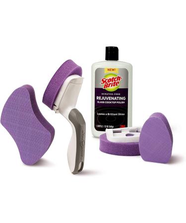 Scotch-Brite Glass Cooktop Pads - Chemical-Free Cleaning for Glass Stovetops (2 Pack) - Buy Online on GoSupps.com