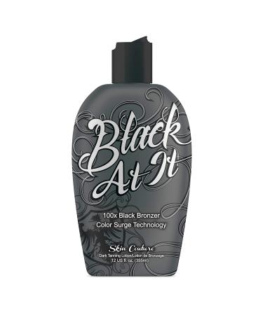 Best indoor tanning lotion for tanning beds Black at it Tanning Lotion tanning bed lotion with bronzer and accelerator | Instant Dark | Color Surge Technology | 100x Black Bronzer suntan lotion