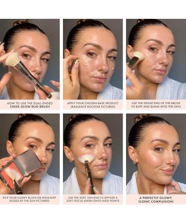 Buy ICONIC LONDON Vegan & Cruelty-Free Makeup Brushes for Buffing Blending & Finishing | Cheek Glow Due Brush - Buy Online on GoSupps.com