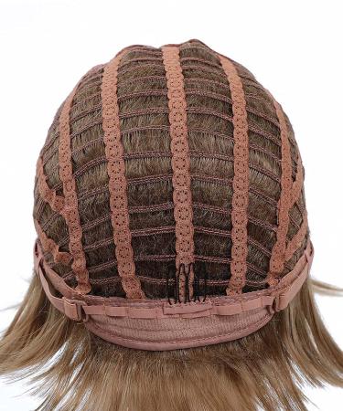 JOLNVCA Pixie Cut Short Brown Wigs for White Women - Blonde Mixed Brown - Buy Online on GoSupps.com