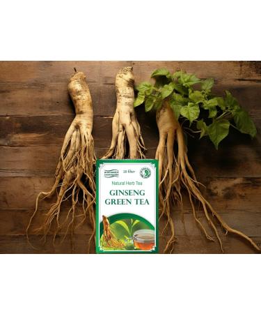 Dr Chen Ginseng Root with Green Tea Traditional Natural Herbal Blend 20 Teabags - Buy Online on GoSupps.com