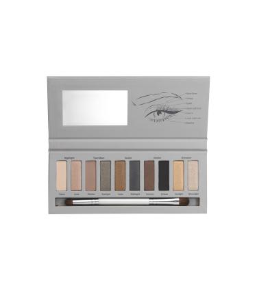New CID Cosmetics Smokey Classics Palette 10 Shade Eyeshadow palette with brush