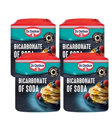 Bicarbonate of Soda | Suitable for all types of baking | For pancakes soda bread cookies and gingerbread by Dr. Oetker | Pack of 4 x 200g