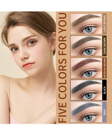 QIC Eyebrow 4 Tip Brow Pencil - Waterproof Long-Lasting Microblading Pen for Natural Brows (Light Brown-01) - International Shipping Available - Buy Online on GoSupps.com