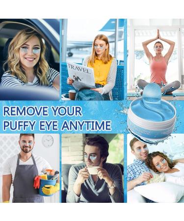 60PCS Hyaluronic Acid Under Eye Patches for Dark Circles & Puffiness | Collagen Eye Masks for Anti-Aging, Wrinkles & Fine Lines Treatment | Reduce Under Eye Bags & Puffy Eyes - Buy Online on GoSupps.com