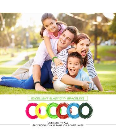 Mosquito Repellent Bracelets 30 Pack Natural Insect Repellent Wristband Waterproof Pest Control Band with 6 Pack Mosquito Repellent Stickers for Kids Adults Outdoor Camping Fishing Traveling - Buy Online on GoSupps.com
