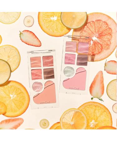 Buy rom&nd Bare Layer Palette 02 Strawberry Mood - International Shipping Available | Top Quality Korean Makeup - Buy Online on GoSupps.com