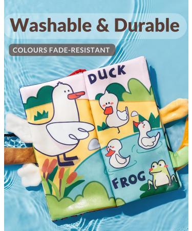 Crinkle Soft Baby Books 0-6 Months 3D Touch Feel Cloth Books for Babies Chewing Soft Books for Babies 0-6 Months Sensory Toys 0-6-12 Months Stroller Toys for Baby Girl Boy Gift(tails) - Buy Online on GoSupps.com