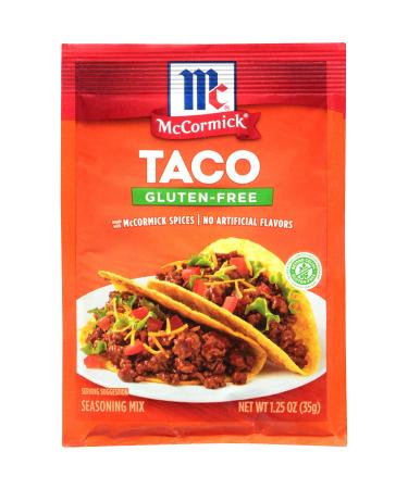 McCormick Gluten Free Taco Seasoning Mix 1.25 oz - Pack of 12 | Authentic Flavors for Tacos | Shop Now - Buy Online on GoSupps.com