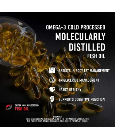 Strength Genesis Fish Oil Omega 3 5000mg EPA DHA Cold Pressed Omega 3 Fish Oil Molecularly Distilled Cold Processed 120 Soft Gels - Buy Online on GoSupps.com