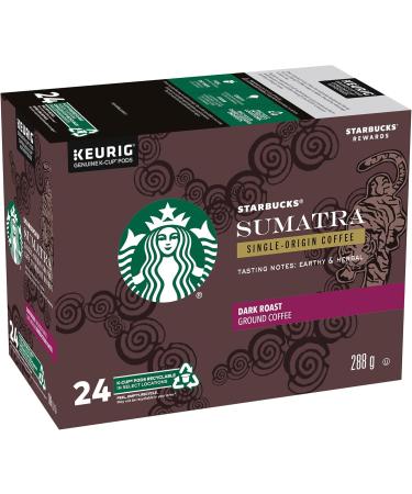 Starbucks French Roast Dark Roast Coffee Single Serve Keurig K-Cup Pods 24 Capsules & Sumatra Dark Roast Coffee Single Serve Keurig K-Cup Pods 24 Capsules - Buy Online on GoSupps.com