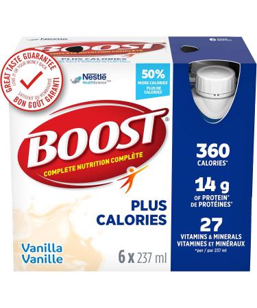 BOOST PLUS Complete Nutrition Drink Strawberry 24 x 237 ml & PLUS Complete Nutrition Drink Vanilla 4 Boxes of 6 x 237 ml 24 counts Drink + Nutrition Drink Vanilla - Buy Online on GoSupps.com