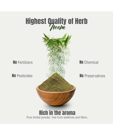 Herbsforever Neem Powder Azadirachta Indica Promotes Healthy Skin 230 GMS - Buy Online on GoSupps.com