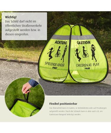 Reer MyBuddyGuard Road Warning Sign - Ensure Safety with Attention Playing Children Alert | International Shipping Available - Buy Online on GoSupps.com