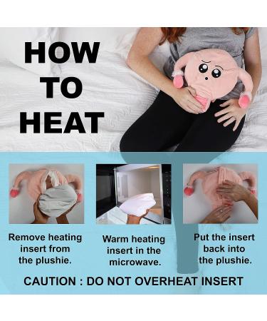 Cuterus: Stuffed Uterus Heating Pad for Menstrual Cramp Relief and Hysterectomy Recovery - Buy Online on GoSupps.com