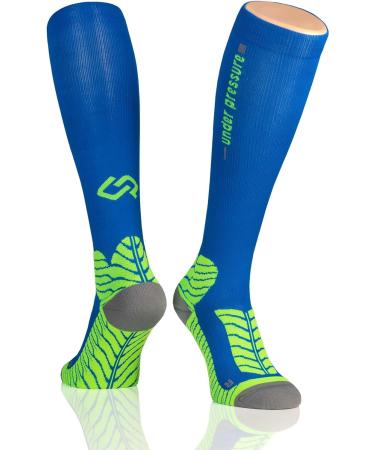 High Performance Runattack Compression Stockings - 18-21mmHg | Sport Compression Stocking | Size 39-42 | Ocean Blue - Buy Online on GoSupps.com
