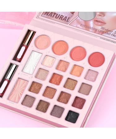Palette de maquillage de fards paupi res 24 couleurs chatoyants et nacr s pour voyage quotidien Halloween f te femmes adolescentes filles - Buy Online on GoSupps.com