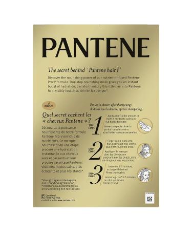 Pantene Pro-V One Step Nourishing Hair Mask 1.7 fl oz 10 Count - Moisturizing and Restoring Treatment - Buy Online on GoSupps.com