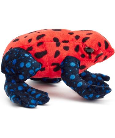 Zappi Co 100% Recycled Plush Poison Dart Frog Toy - 15cm Stuffed Eco-Friendly Animal for Newborns - Buy Online on GoSupps.com