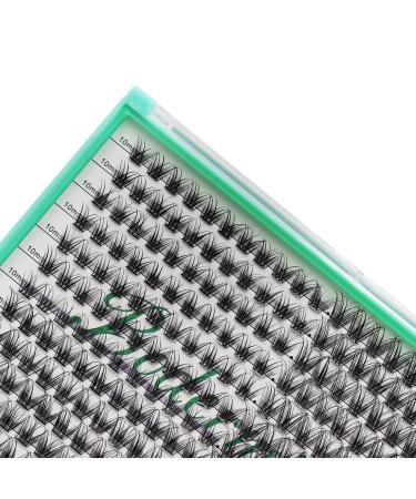 Bodermincer 308pcs XXXL D Curl Cluster Lashes - 10-12-14-16mm Mixed Length DIY Eyelash Extensions for Home Use - Buy Online on GoSupps.com