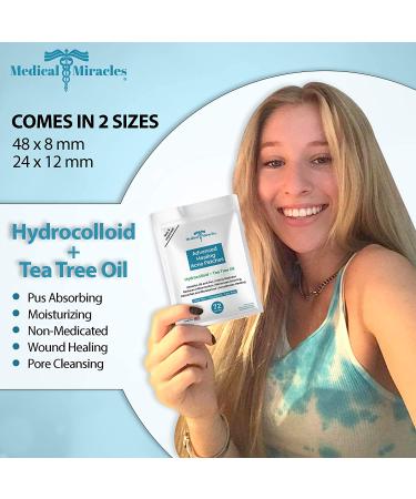 Maximum Strength Hydrocolloid Acne Remover Stickers | 72 Pack for Fast Healing | Tea Tree Infused Pimple Dots for All Skin Types - Buy Online on GoSupps.com