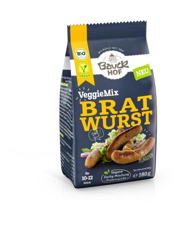 Bauckhof VeggieMix Bratwurst Organic (6 x 180 gr)