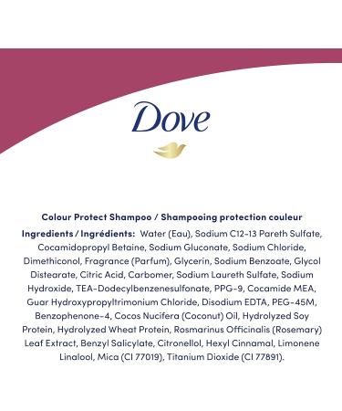 Dove Shampoo for colour treated hair Colour Care vibrant up to 8 weeks 750 ML - Buy Online on GoSupps.com