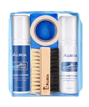 Alloda Shoe Cleaner+Shoe whitener, Sneaker Cleaner, Brush-Shoe Cleaning Kit, (clear)