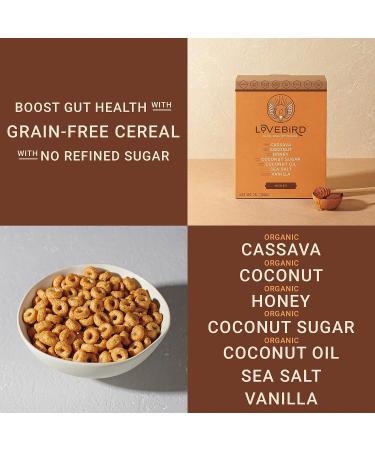Lovebird Gluten Free Cereal Honey 3 Pack - Organic Paleo AIP Dairy Free Keto Friendly Snack - Buy Online on GoSupps.com