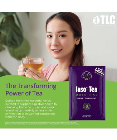 Iaso Brewed Tea (Original) - TLC Cleansing Tea & Refreshing Drink Formula for Balanced Lifestyle - 20 Convenient Sachets (10 Pack) 2 Count (Pack of 10) - Buy Online on GoSupps.com