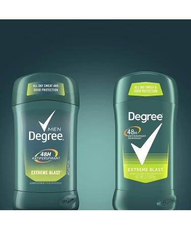 Degree Men Original Protection Antiperspirant Deodorant 48-Hour Sweat & Odor Protection Extreme Blast Twin Pack - 2.7 oz x 2 - Buy Online on GoSupps.com