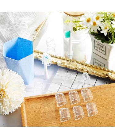 24 Pack Reusable Transparent Toothbrush Covers for Electric Toothbrush Replacement Heads - Buy Online on GoSupps.com
