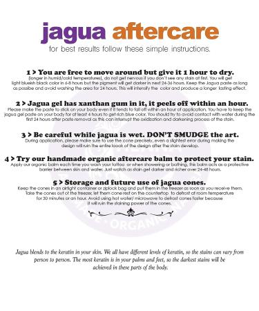 Jagua Tattoo Kit: Waterproof Semi Permanent Black Ink Gel for Skin Art - 2 Tubes, Jagua Pens for Fake Freckles & Temporary Tattoos - Skin Safe Markers with Organic Jagua Juice - Buy Online on GoSupps.com