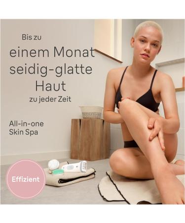 Braun Silk- pil 7 SkinSpa All-in-One Set | Best Epilator & Hair Remover for Women | Long-Lasting Hair Removal & Massage Attachment - White/Silver - Buy Online on GoSupps.com