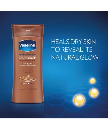 Vaseline Intensive Care Cocoa Radiant Body Lotion - 20.3 oz | Moisturizing & Nourishing Skincare | International Shipping Available - Buy Online on GoSupps.com