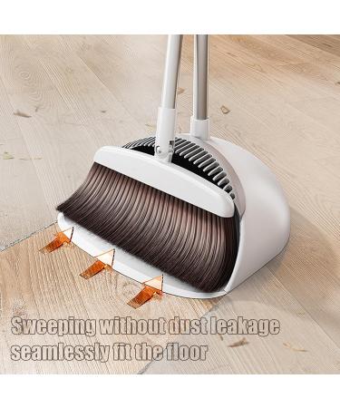 Upright Standing Dustpan | Upright Standing Dustpan for Effortless Dusting | Household Products for Hallway Balcony Fireplace Bedroom Study Room Kitchen - Buy Online on GoSupps.com