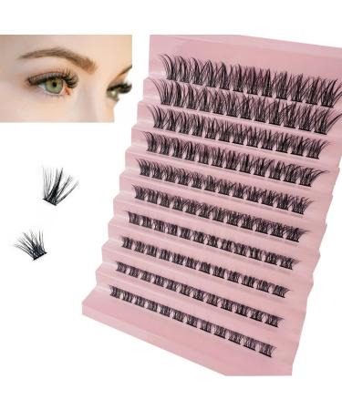 CNMTCCO Lash Clusters 120Pcs DIY lash Extenisons 8-16MM D Curl Fluffy Individual Natural Wispy Lashes Reusable Eyelash Extension at Home (Densely) - Buy Online on GoSupps.com