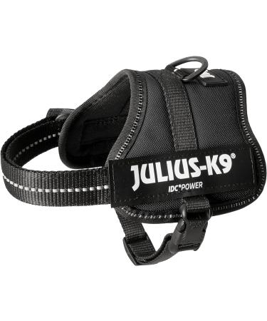 K9 Powerharness 2XS/Baby 2 in Black - Premium Dog Harness for Ultimate Comfort and Control - Buy Online on GoSupps.com