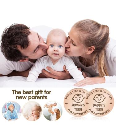 Opopark Funny Decision Coin New Baby Gifts for New Parents (Rose Gold) - Buy Online on GoSupps.com