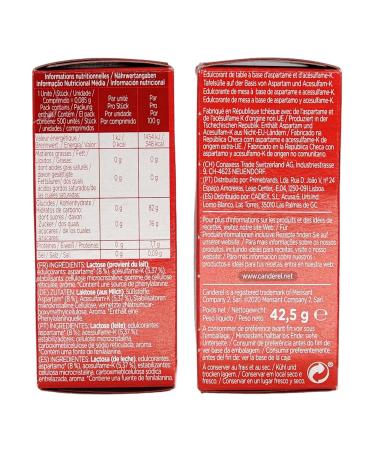 Canderel Refill Pack | 5x500 Sweetener Tabs Value Pack | Free PharmaPerle Giveaway | International Shipping - Buy Online on GoSupps.com